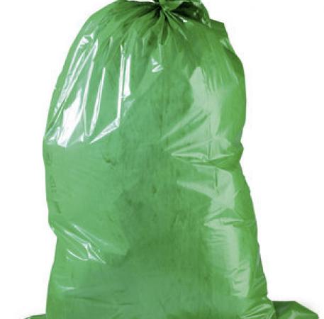 Müllsäcke 120l, 700 x 1100 mm - grün, 45µ